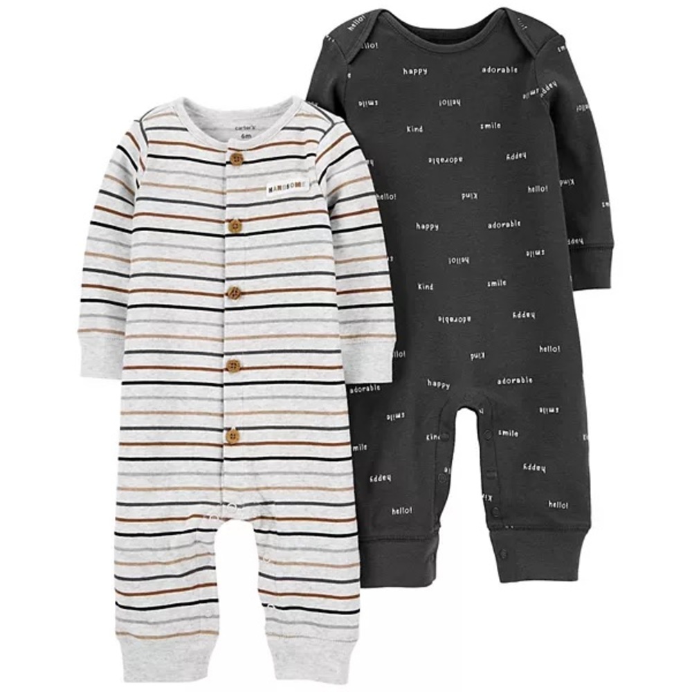 Carter’s 2 Pieces Cotton Jumpsuits